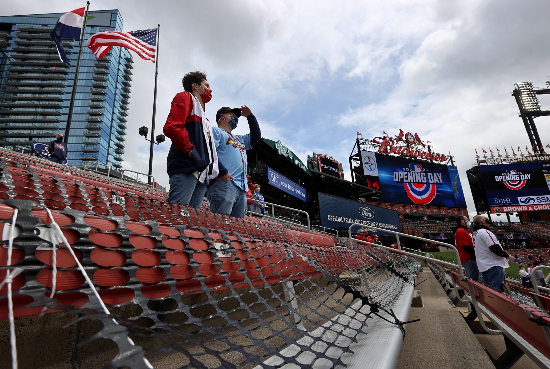 St. Louis Cardinals 2021 home opener at Busch Stadium